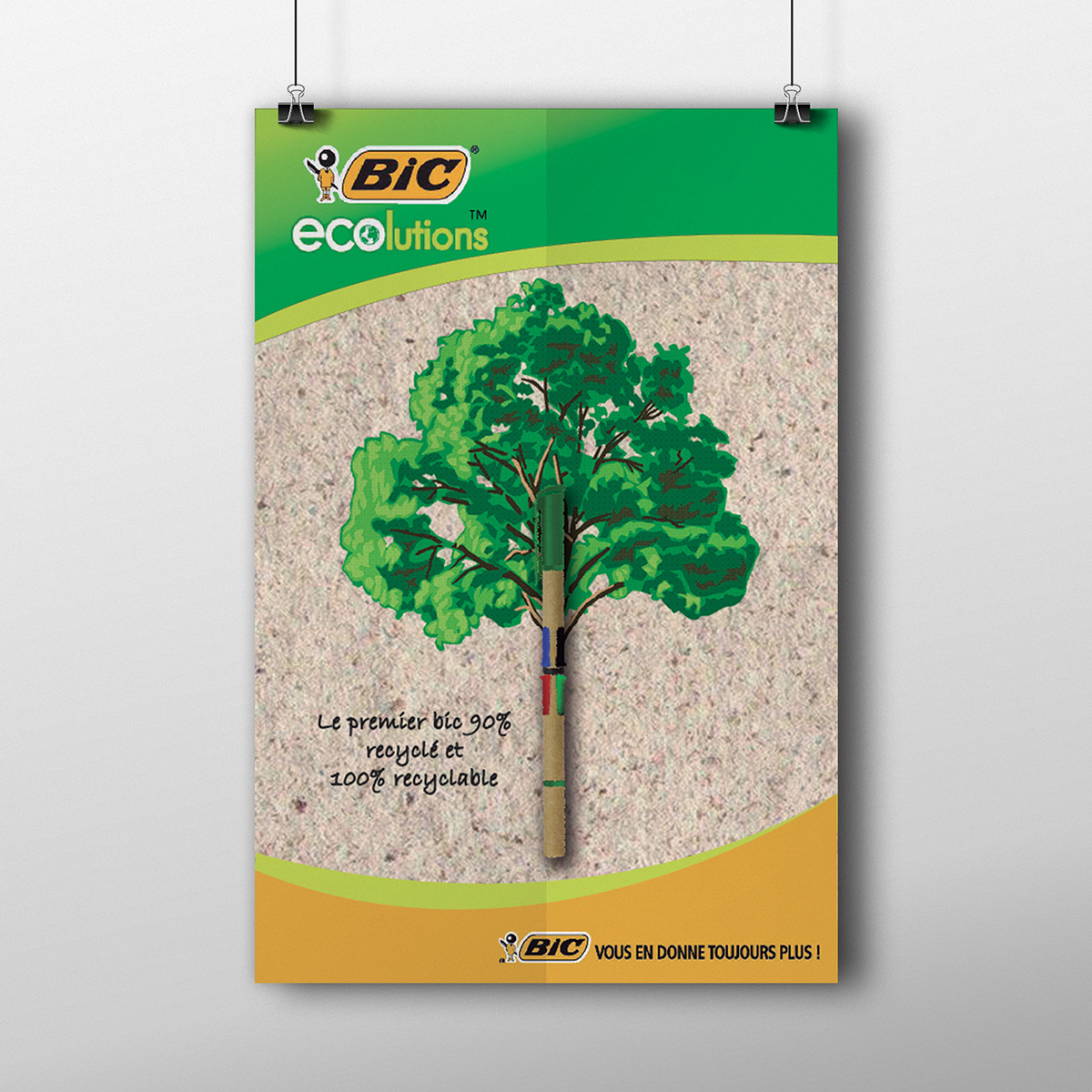 BIC水性筆文具廣告設計-上海廣告設計公司分享3