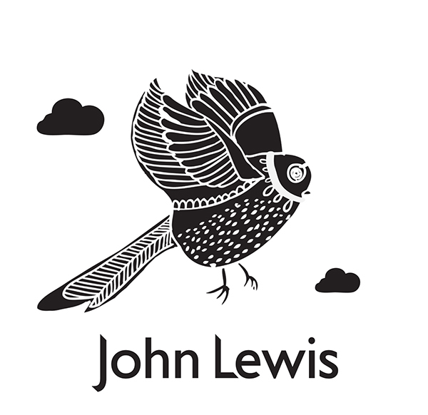 John Lewis 快遞包裝箱-鳥兒標志設(shè)計1