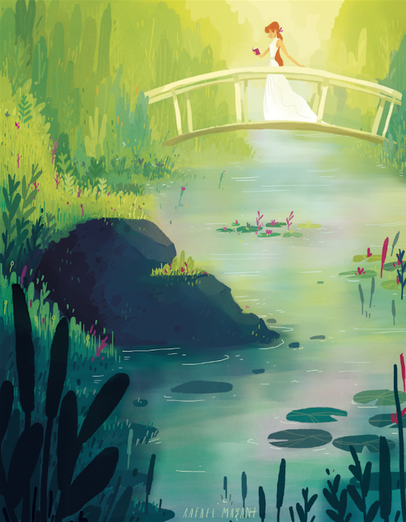 上海平面設計公司欣賞美麗時刻漂亮插畫設計2