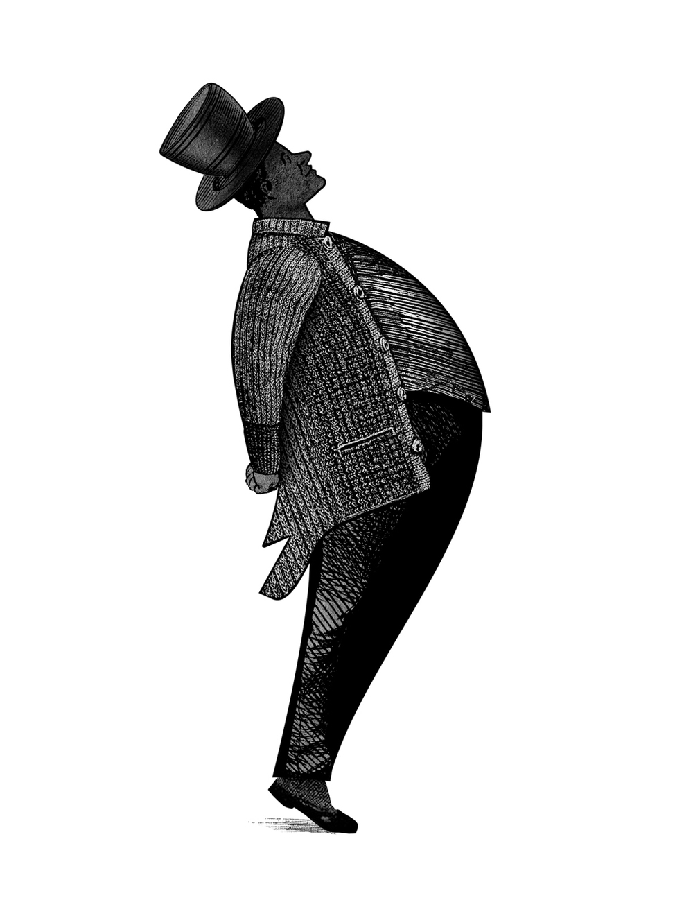 William Whistle 茶葉和咖啡品牌創建之包裝設計人物插畫設計9