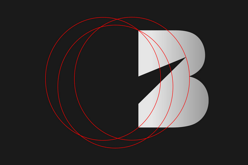 Bay Blades 體育俱樂部B字母標志設計2