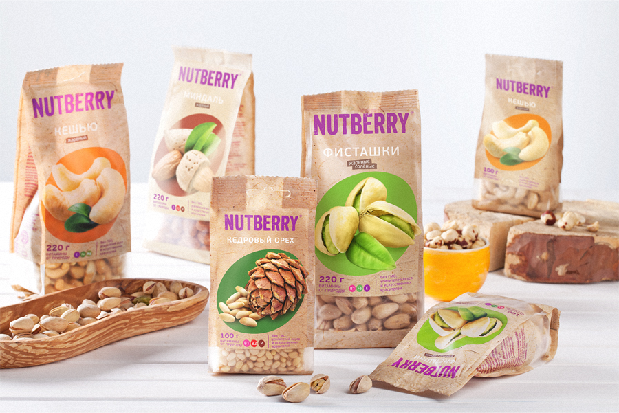Nutberry 健康有機食品干果品牌塑造之堅果包裝設(shè)計3
