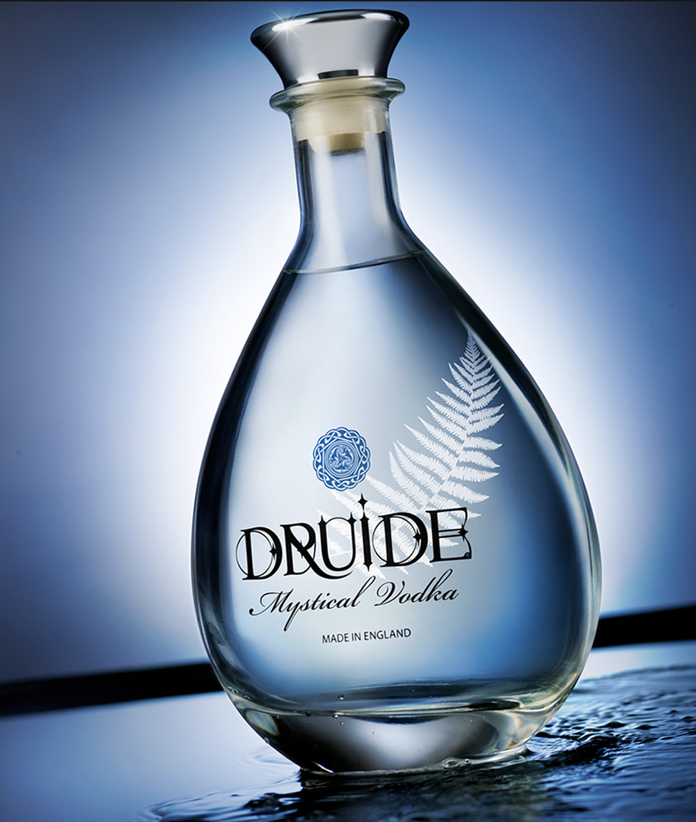 Druide伏特加酒品牌標志設計與瓶瓶型設計包裝設計2