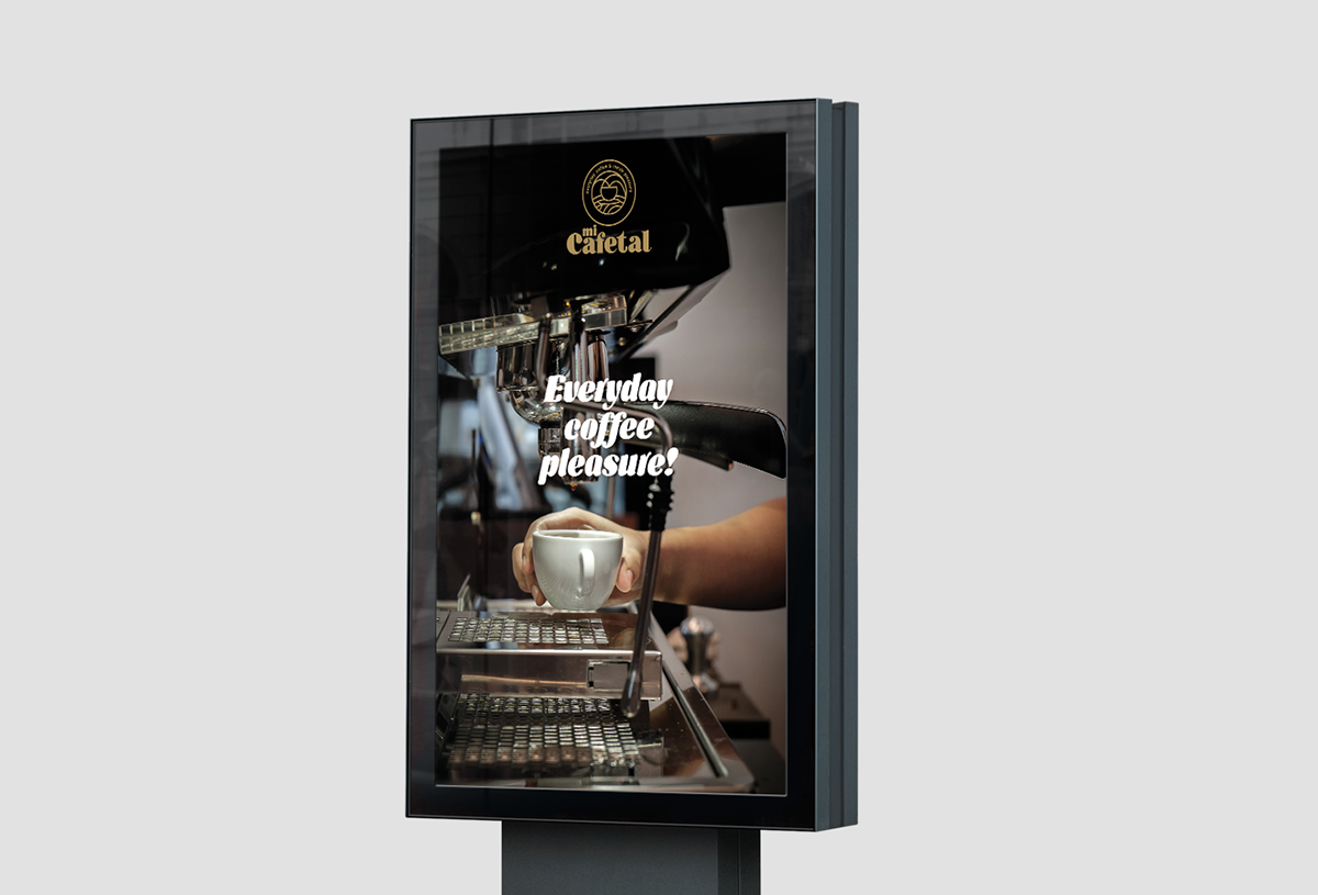 Mi Cafetal 咖啡連鎖店品牌標志設計VI視覺形象設計-上海VI設計公司11