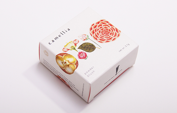 上海化妝品包裝設計公司包裝欣賞：CAMELLIA 山茶花化妝品包裝設計6