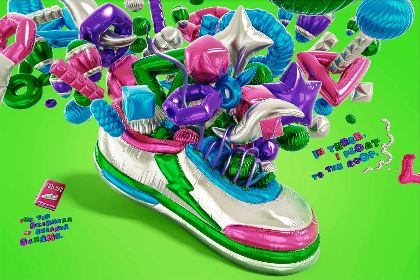 Sneaker Freaker 運動鞋球鞋雜志超炫超酷平面創意廣告設計-上海廣告設計公司廣告欣賞1