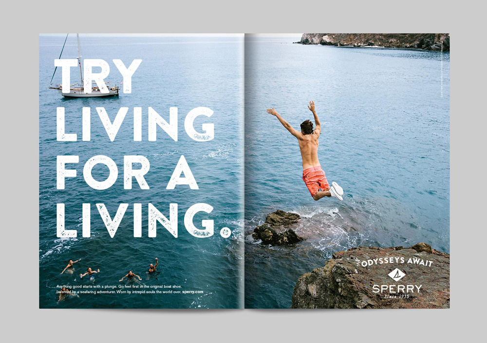 Sperry 休閑鞋品牌平面廣告設計-上海品牌策劃設計公司4