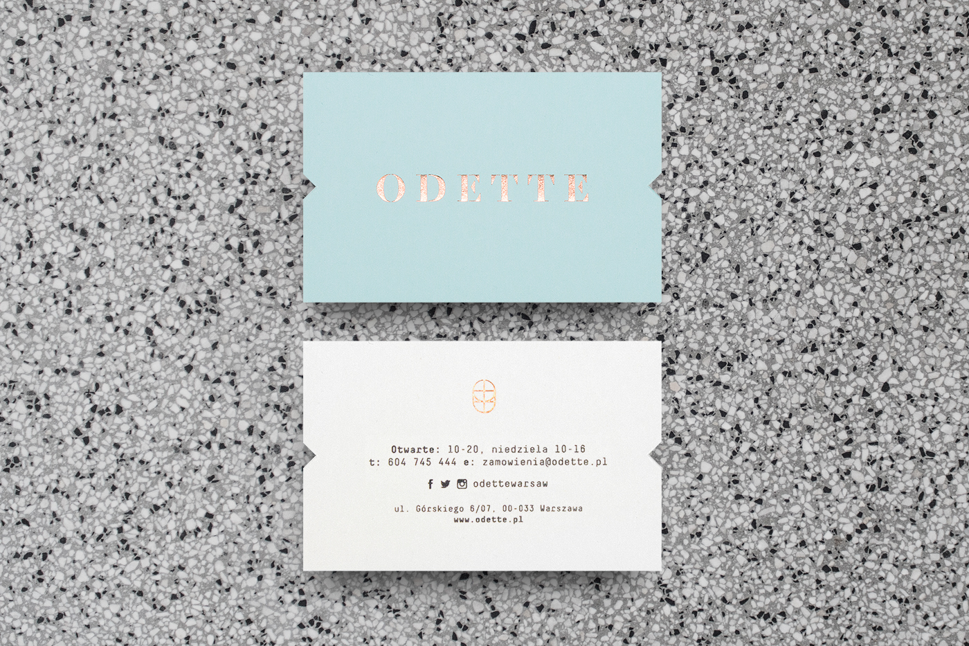 Odette 烘培面包店標志設計品牌VI形象設計4