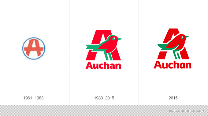 8.法國auchan歐尚超市集團標志更新設(shè)計