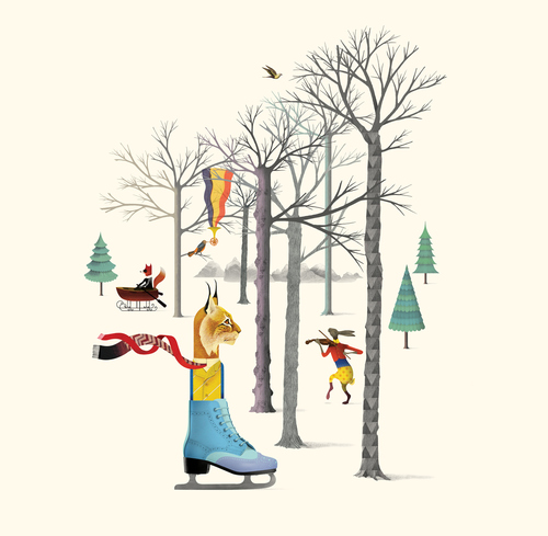 5.農夫山泉礦泉水包裝設計之長白山冬季插圖