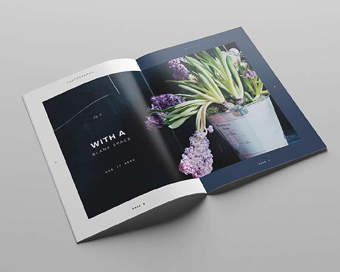 Botanic 植物園花草栽培園多圖畫冊設計版式4-畫冊內頁設計