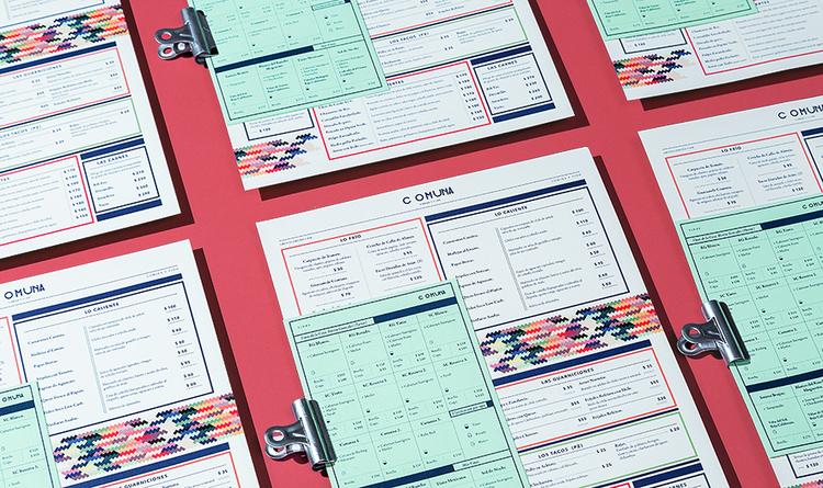 墨西哥COMUNA餐廳餐飲品牌VI視覺形象設(shè)計(jì)之點(diǎn)菜菜單設(shè)計(jì)10