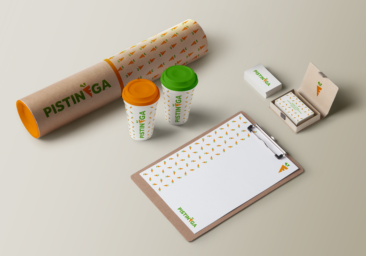 Pistinèga 鮮榨果汁吧餐飲lVI設計3