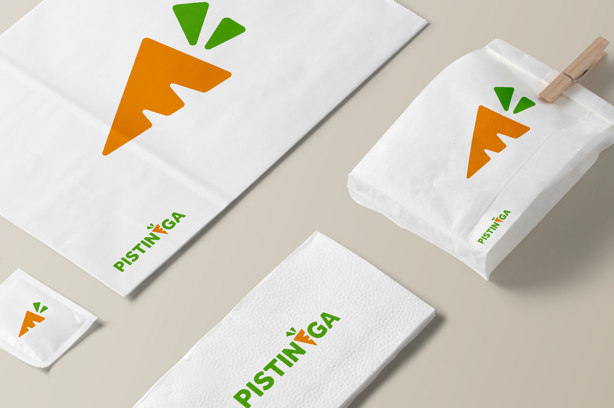 Pistinèga 鮮榨果汁吧餐飲lVI設計8