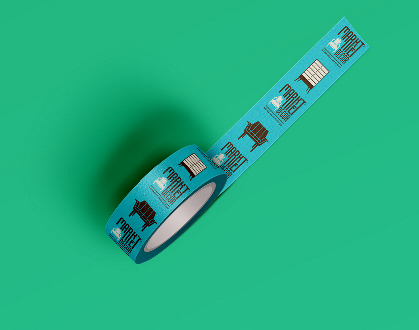 Market Decor 家具品牌店品牌VI視覺形象識別設計5-打包帶視覺設計