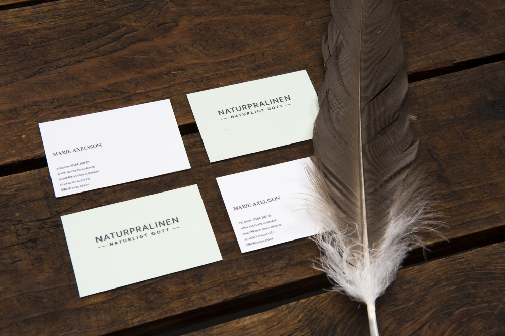 Naturpralinen 手工巧克力糖果手繪VI設計2