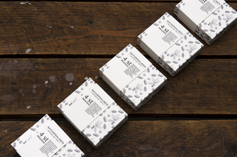 Naturpralinen 手工巧克力糖果手繪包裝設計6