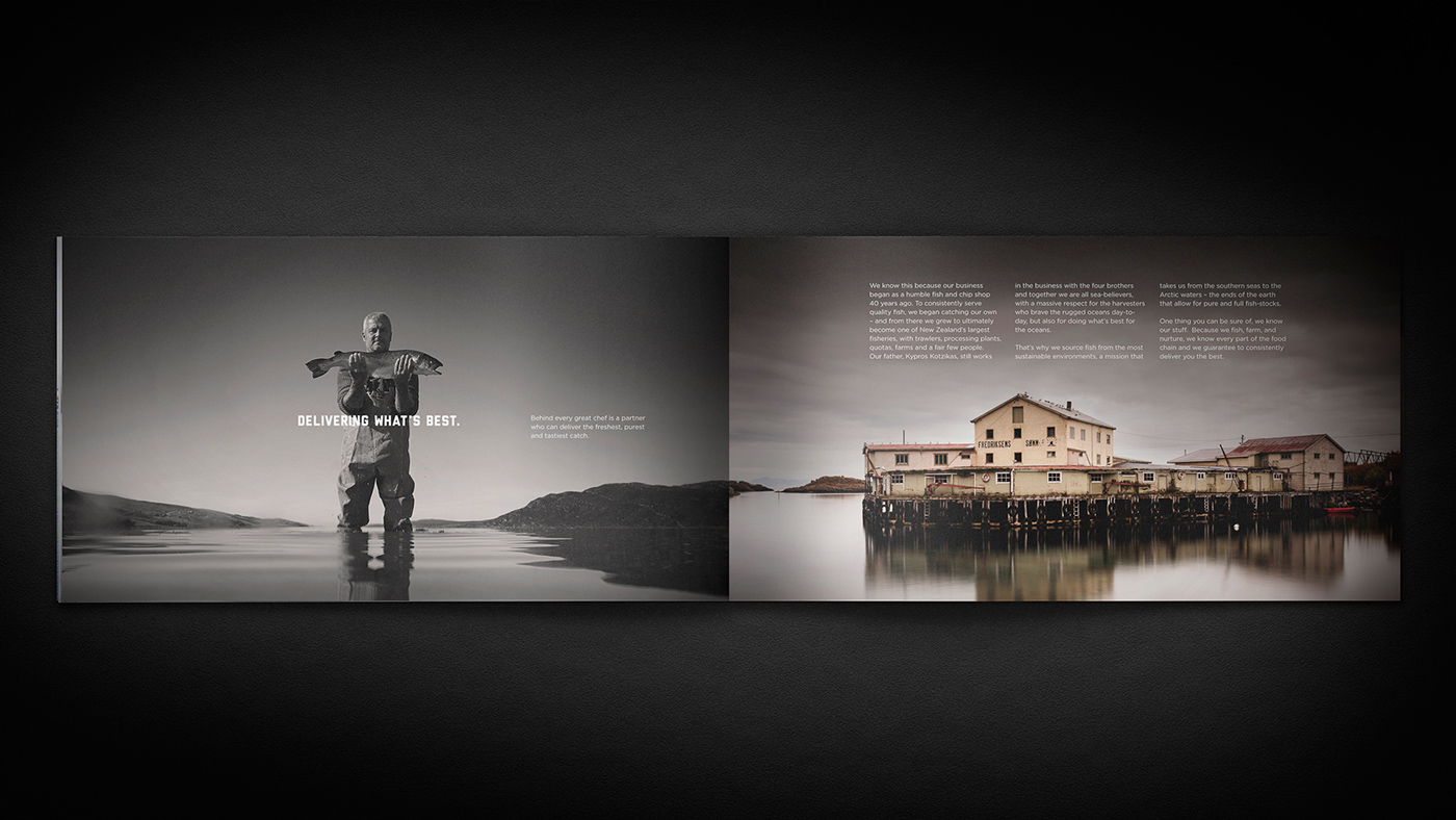 美國聯合漁業公司海鮮海魚畫冊設計4