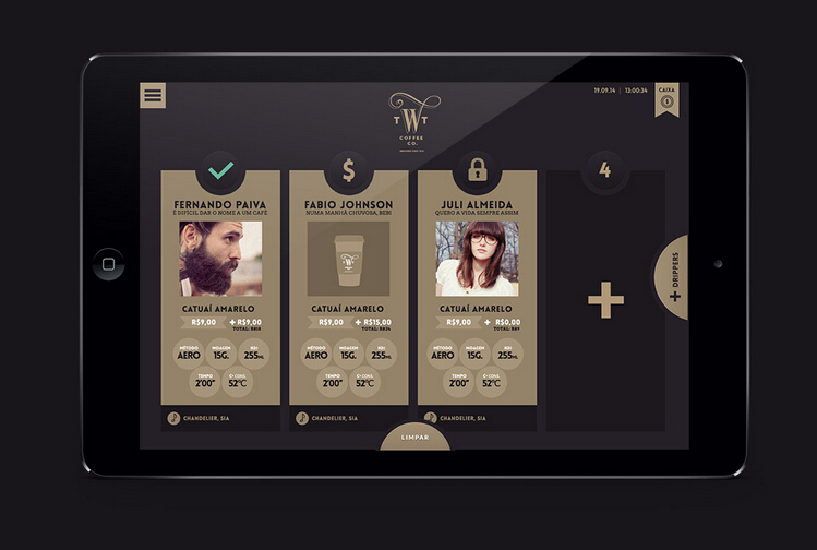 巴西Willow Tree 咖啡公司咖啡店連鎖店品牌VI形象設計10-網站頁面設計