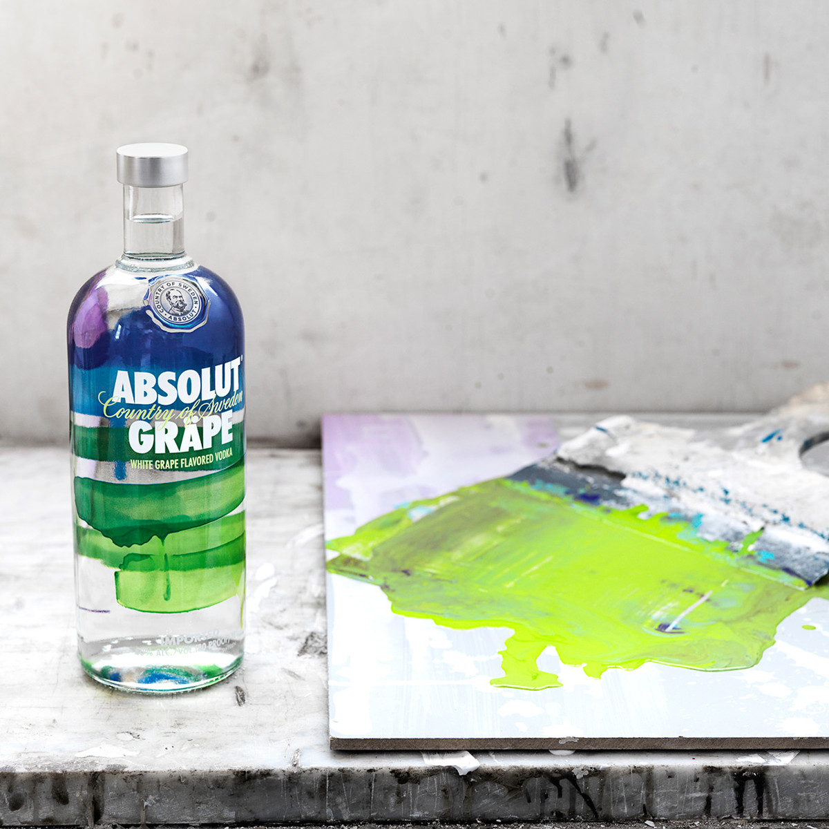 絕對伏特加酒手繪涂鴉風格包裝設(shè)計5