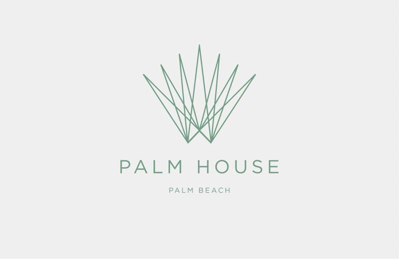 Palm House 棕櫚海景旅游度假房地產標志設計品牌視覺形象設計2
