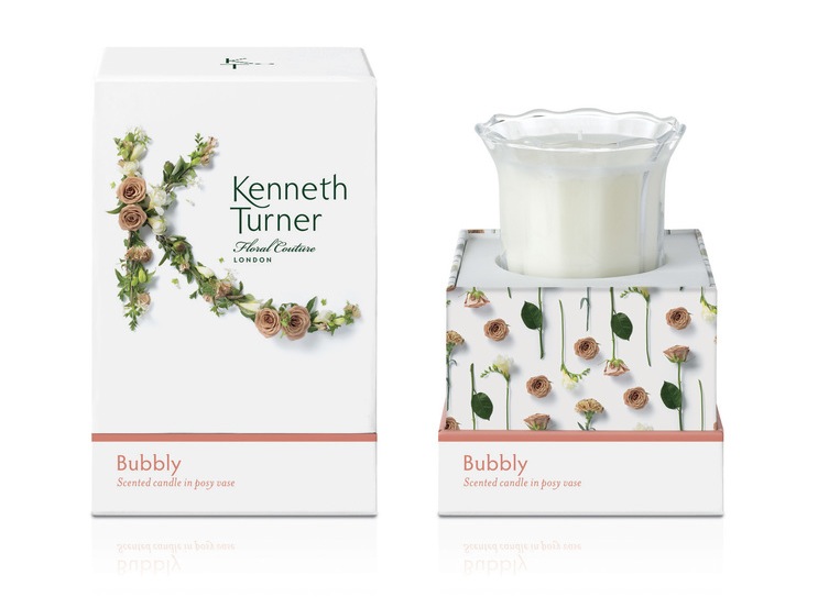 國外包裝設計欣賞：Kenneth Turner 香薰蠟燭花卉包裝設計5