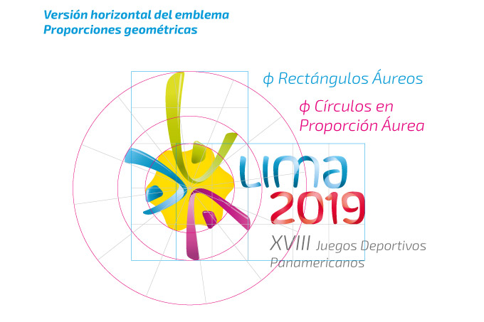 2019年利馬泛美運動會標(biāo)志設(shè)計VI視覺形象設(shè)計7-logo標(biāo)準(zhǔn)化制圖設(shè)計