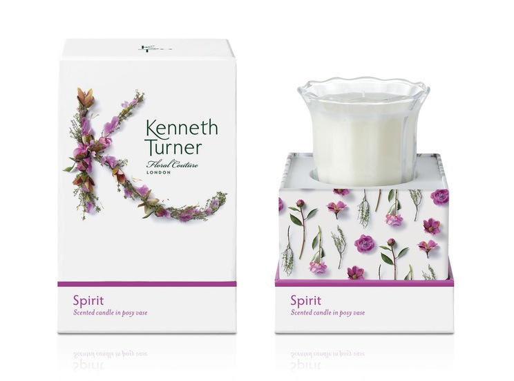 國外包裝設計欣賞：Kenneth Turner 香薰蠟燭花卉包裝設計7