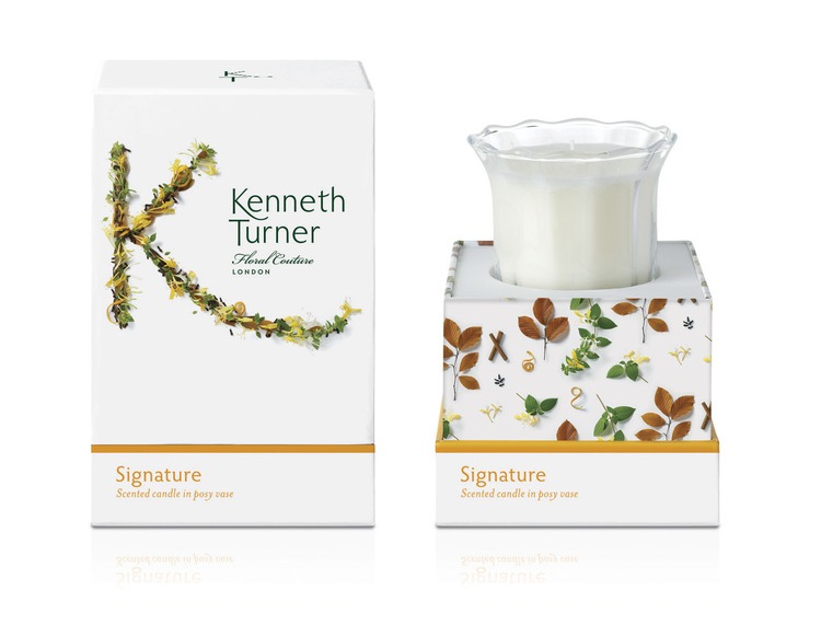 國外包裝設計欣賞：Kenneth Turner 香薰蠟燭花卉包裝設計8