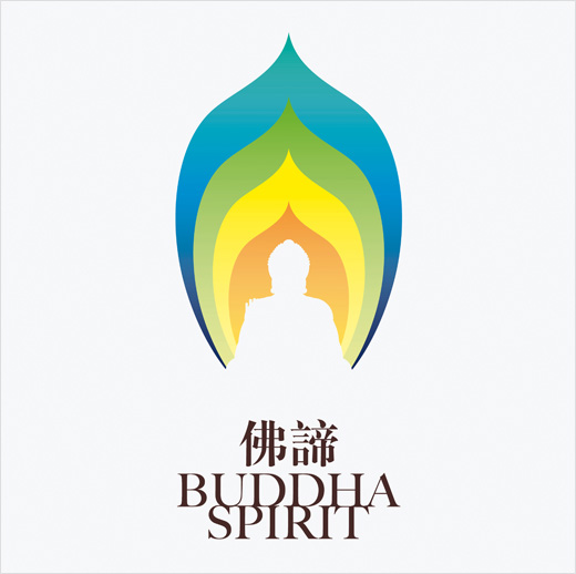 佛諦 Buddha Spirit佛諦佛教文化會所標志設計1