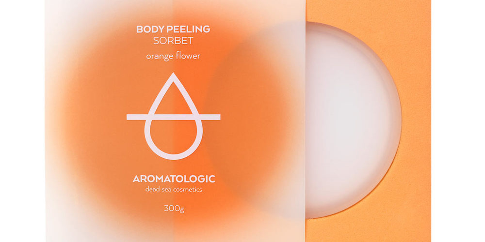 Aromatologic 保濕化妝品標志設計包裝設計1-橙色麝香味包裝