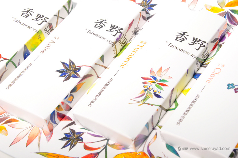 香野調臺灣閩南中式調味品包裝設計效果