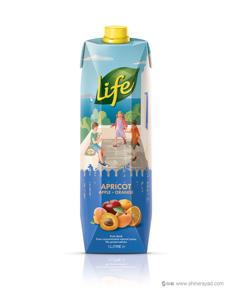 LIFE生命果汁漫畫故事版包裝設計4
