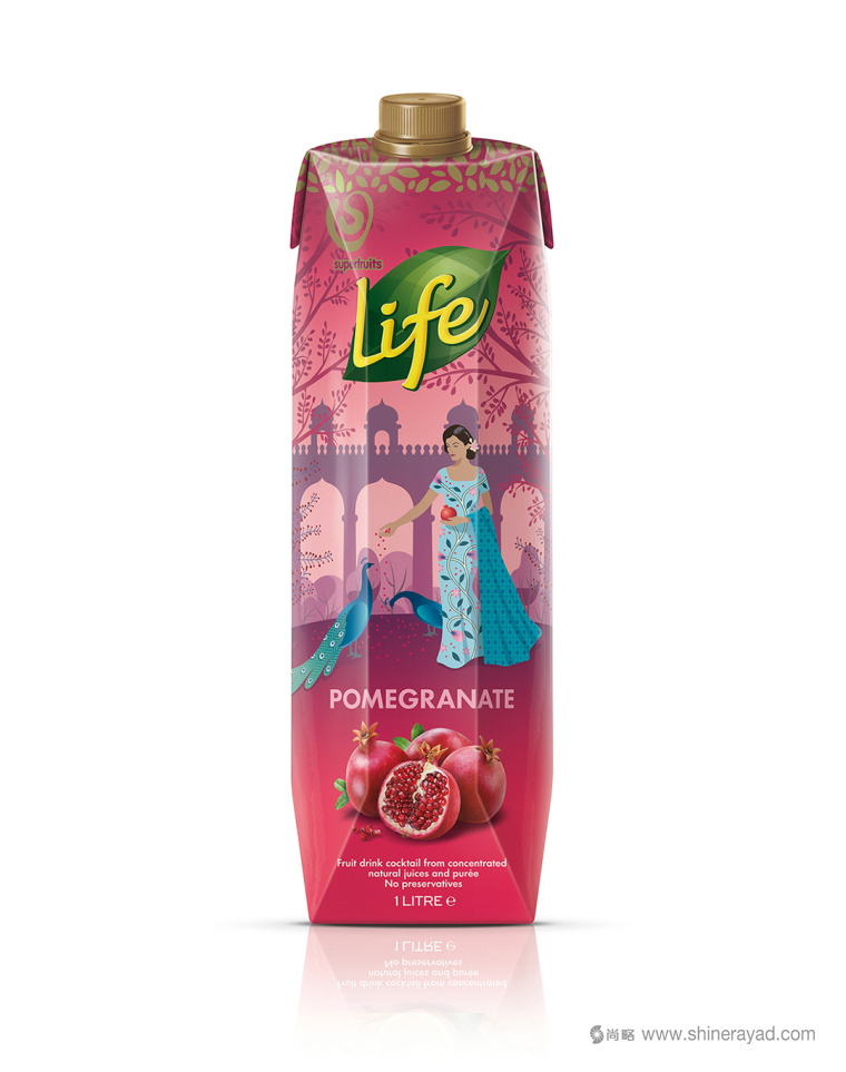 LIFE生命果汁漫畫故事版包裝設計6