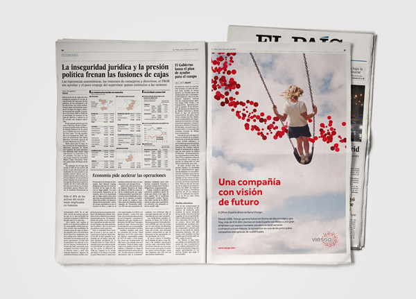 上海LOGO設(shè)計公司分享：西班牙能源公司Viesgo新VI設(shè)計4-廣告版式設(shè)計