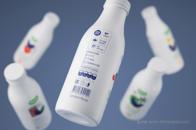 尚略上海包裝設(shè)計(jì)公司分享Овсянки 燕麥牛奶包裝設(shè)計(jì)背面6