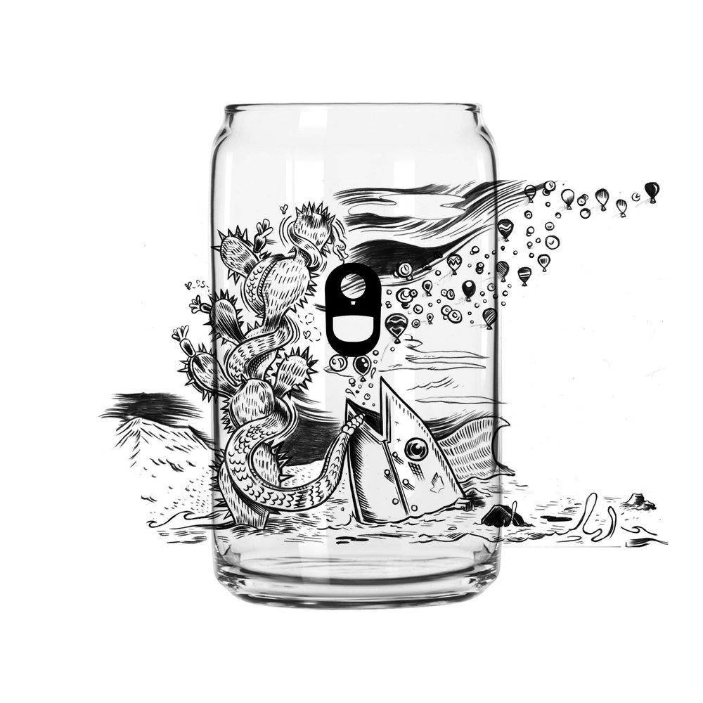 A Year With Dr. Nandu 鋁罐啤酒手繪涂鴉包裝設(shè)計5