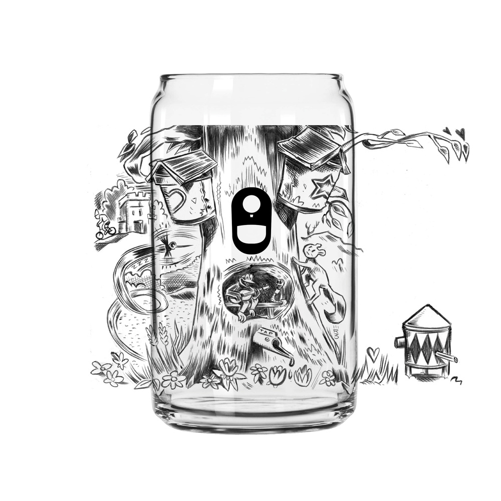 A Year With Dr. Nandu 鋁罐啤酒手繪涂鴉包裝設(shè)計6