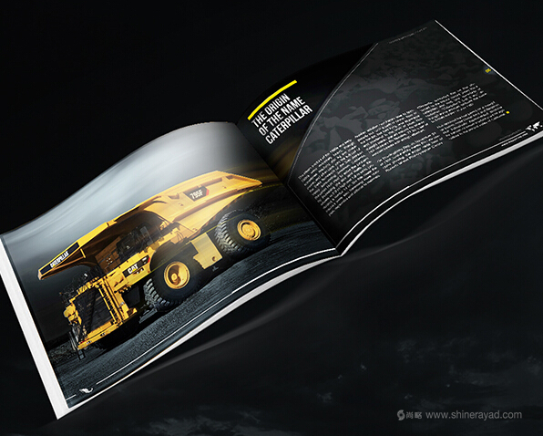 卡特彼勒工程機(jī)械畫冊(cè)設(shè)計(jì)版式-宣傳冊(cè)內(nèi)頁(yè)設(shè)計(jì)4