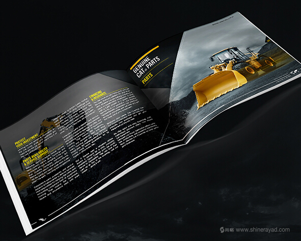 卡特彼勒工程機(jī)械畫冊(cè)設(shè)計(jì)版式-宣傳冊(cè)內(nèi)頁(yè)設(shè)計(jì)6