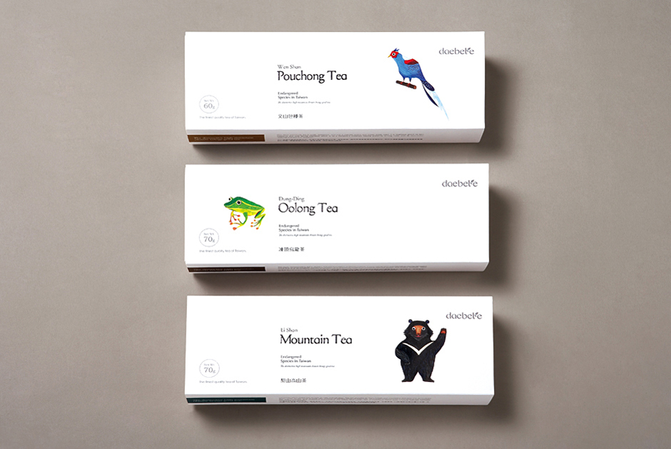 臺(tái)灣daebeté品牌茶葉動(dòng)物篇禮盒包裝設(shè)計(jì)2