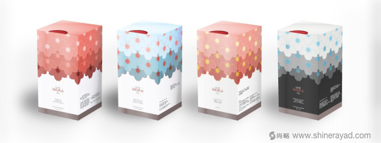 日本甜蜜櫻花花茶包裝設計-上海包裝設計公司國外包裝欣賞6