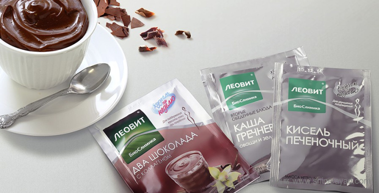 上海包裝設計公司欣賞：Леовит減肥代餐瘦身營養套餐包裝設計3