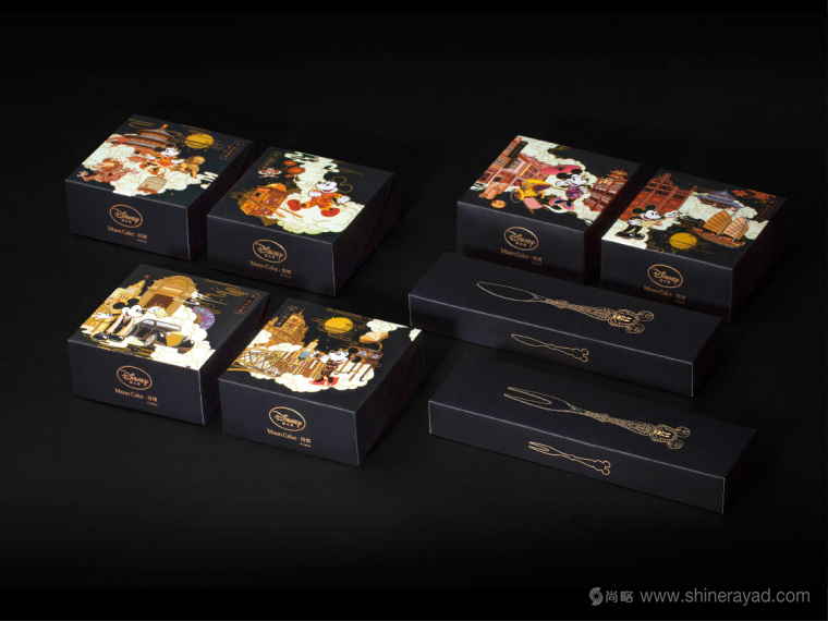 Disney迪斯尼“民國范”月餅產品禮盒包裝設計欣賞24
