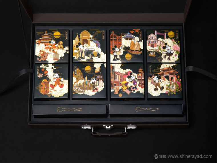 Disney迪斯尼“民國范”月餅禮盒包裝設計欣賞23