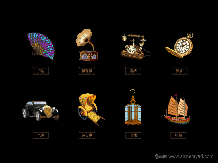 Disney迪斯尼“民國范”月餅產品創意剖析與包裝插畫設計欣賞4