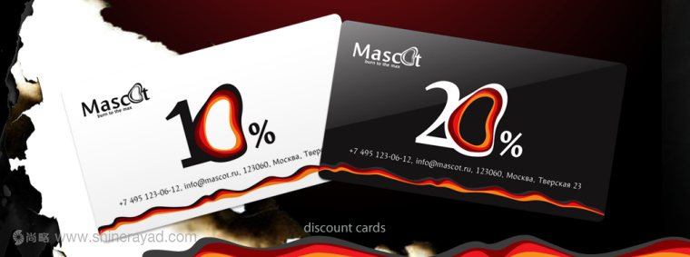 極限運動裝備生產商品牌MASCOT卡通形象小火人吉祥物設計與宣傳廣告設計2