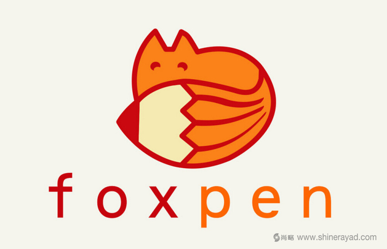 標志設(shè)計的兩種形式——抽象與具象-狐貍標志設(shè)計案例