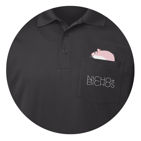 Nicho de Bichos寵物用品商店插畫風VI設計品牌形象設計-員工服飾設計6
