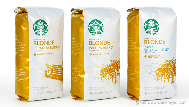 Starbucks星巴克插畫風格咖啡豆咖啡包裝設計2